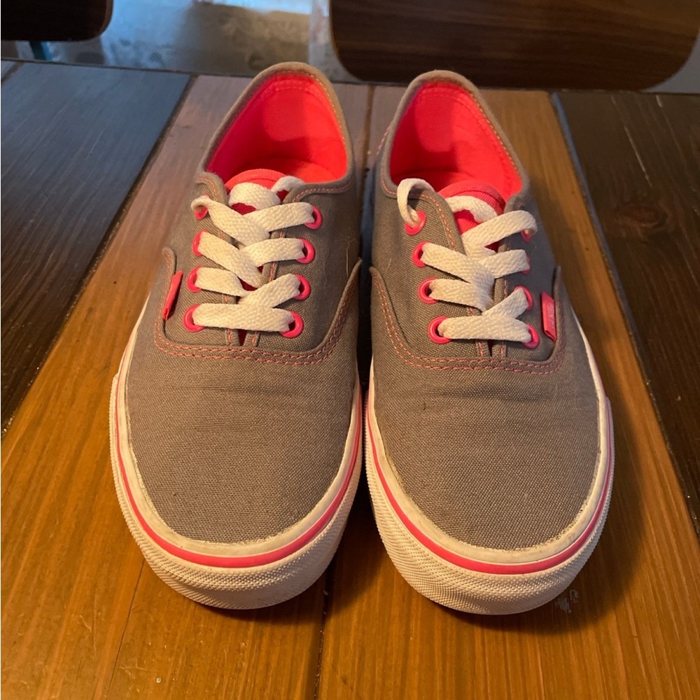 Vans Kids Sneakers in Gray and Pink